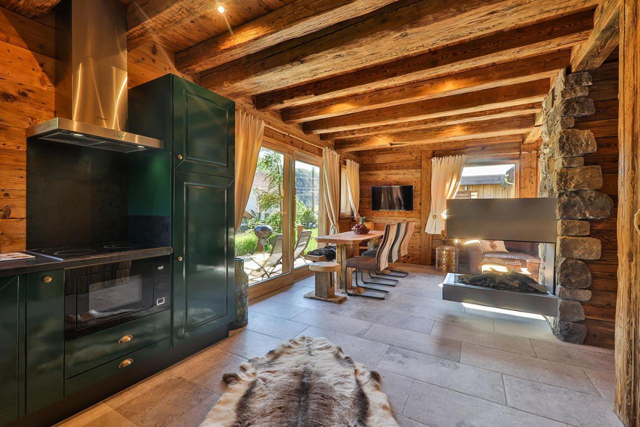 Chalet Hohneck 4 Etoiles, Vieux Bois Et Pierre, Spa, Sauna, Borne De Recharge Stosswihr Exteriör bild